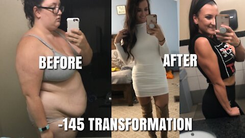 145 Pound Weight Loss Transformation Before and After