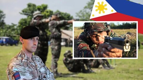 Philippine Army Shooting Team British Soldier Reacts