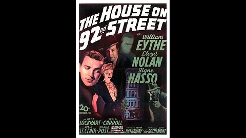 The House on 92nd Street (1945) | Directed by Henry Hathaway