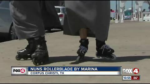 HOLY Rollers! Nuns turning heads at marina