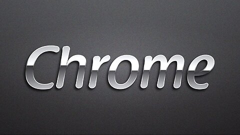 Chrome Text Effect #02 in Adobe Illustrator