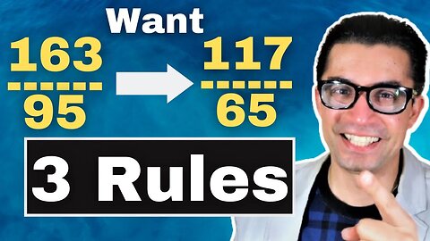 ⭐ Lower Blood Pressure in 1 week ⭐ Top Rules ⭐# 3 is Very Important !!