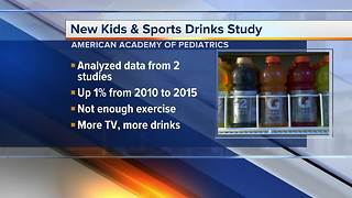 New study says teens should limit consumption of sports drinks