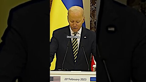 Joe Biden makes a surprise visit to Ukraine #joebiden #ukraine #worldwar3 #fyp #viral