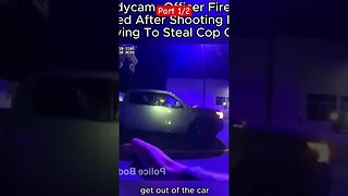 Car thief tries to steal cop car #thief #police #steal #dangerous #carthief #shorts #viral #new #fyp