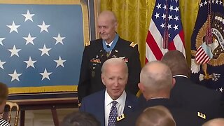 Biden Walks Out Of Ceremony Before Its Over