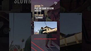 GTA 5 - Play the Game in Slow Motion (Cheat for PC)