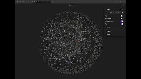 Massive Obsidian Vault Graph View with 18,753 Notes