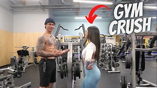 I ASKED MY GYM CRUSH TO WORKOUT!