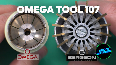 Comparing Omega's Tool 107 For The Seamaster Cosmic Ref. 135.017 SP With A Bergeon 6400 Crystal Lift