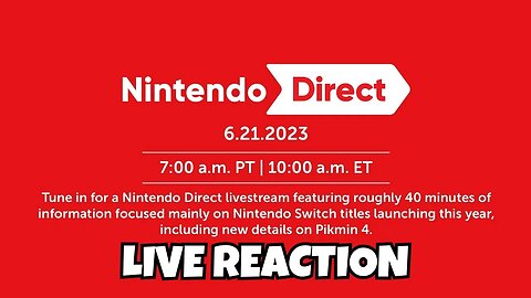 🔴 NEW 2D MARIO GAME | Nintendo Direct 6/21/23 LIVE REACTION