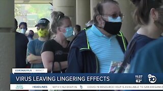 Virus leaving lingering effects