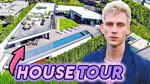 Machine Gun Kelly | House Tour | His $25 Million Los Angeles Mansion