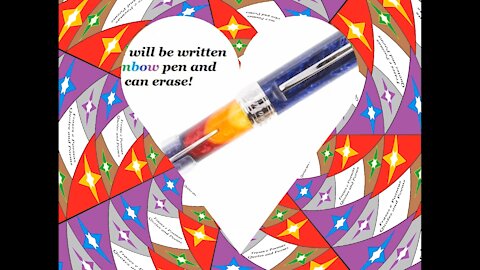 Our love will be written with the rainbow pen [Quotes and Poems]