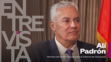 Alí Padrón, ministro del Poder Popular para el Turismo de Venezuela