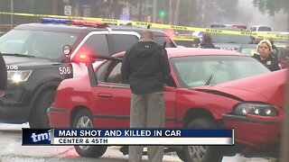 Man shot and killed while driving on Sunday