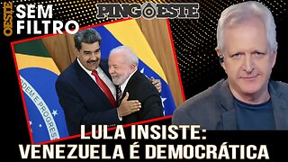 Lula insiste que existe democracia na Venezuela
