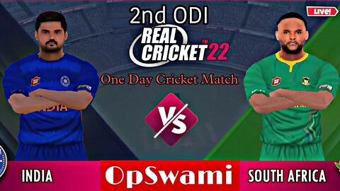 🔴LIVE : IND Vs SA Live 2nd ODI | India vs South Africa Live | Live Game & Commentary– OpSwami live