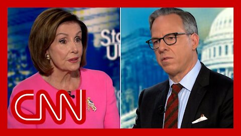 Tapper to Pelosi: Are you frustrated with Sinema and Manchin?
