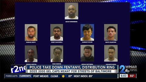 Police take down Fentanyl distribution ring