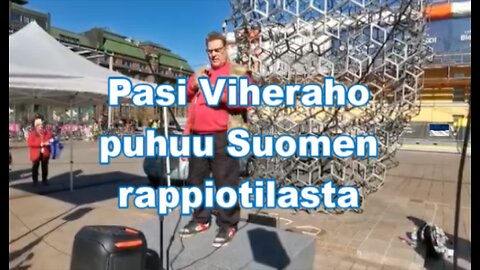 Pasi Viheraho puhuu Suomen rappiotilasta