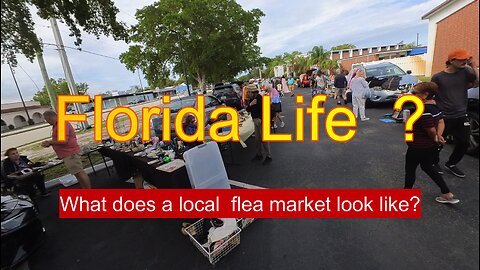 Florida Life ? What does a local flea market look like through POV ? 2024