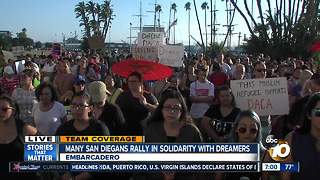 San Diegans rally in solidarity with Dreamers
