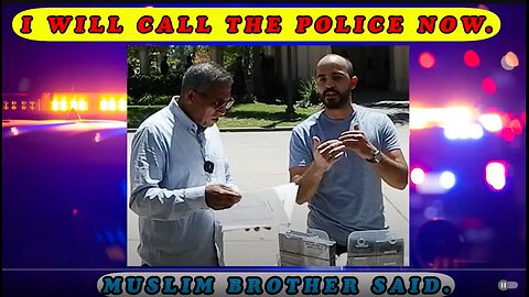 Muslim Brother's Urgent Call to Police in Balboa Park