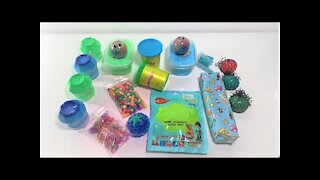 Mixing Play Doh Into Slime | Mixing Creative Slime | Relaxing Satisfying Slime | #17