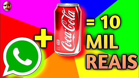 COCA COLA TÁ DANDO R$ 10.000 PARA QUEM FIZER ISSO NO WHATSAPP... #cocacola #whatsapp