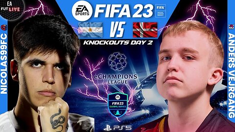 Anders Vejrgang vs Nicolas99fc | eChampions League Knockouts| FIFA 23