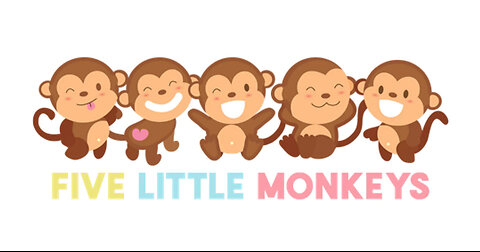 Five Little Monkeys Poem 2024 - New Nursery Rhyme Songs #2024 - Cartoons for Babies - English Poems
