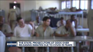 The state, prosecutors at odds over releasing inmates due to COVID-19 fears