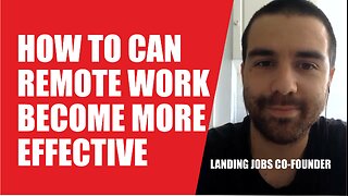 Recruiting Industry Head reveals Tips for ffective Remote Work!