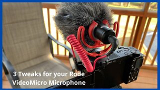 RODE Video Micro Tweaks that will help your AUDIO