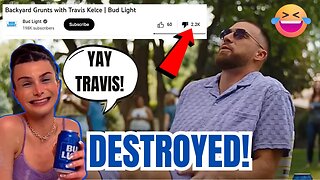 Travis Kelce Bud Light Ad Gets DESTROYED by NFL & Beer Fans! NOTHING Can SAVE Dylan Mulvaney Brew!