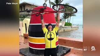 Man rides bike from Boca Raton to Key West for suicide prevention awareness