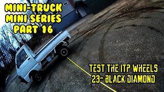 Mini Truck (SE01 EP16) ITP wheels, rims, 23” tires, turning radius, comments, HiJet Comedy series