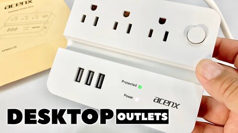 Acenx Desktop Power Strip Surge Protector with USB Ports Review