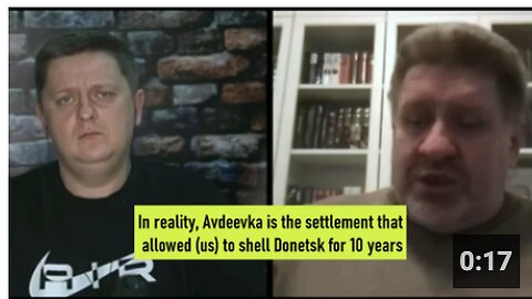 Ukrainian political scientist Konstantin Bondarenko explains the strategic importance of Avdeevka