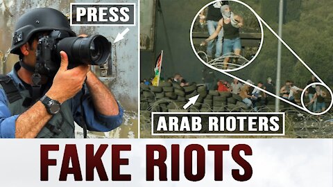 Exposing a Fake Palestinian Riot (SHOCKING FOOTAGE)