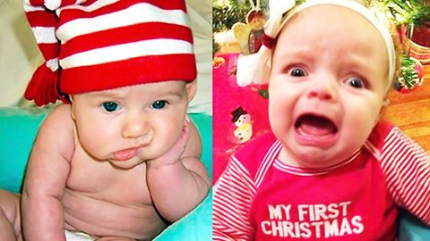 Funniest Babies Reacts to Christmas 2023