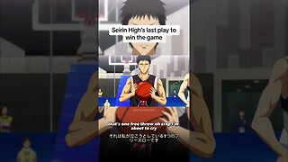 Seirin High’s last play to win the game 🤩 #anime #kurokonobasket #fyp