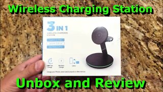 Magnetic iPhone Wireless Charging Station - Unbox and Review