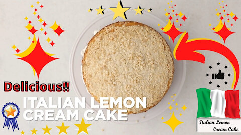 How to make Italian lemon cream cake