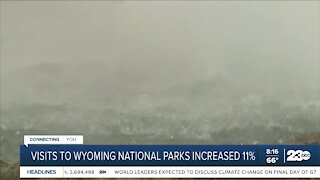 Visits to Wyoming national parks increase