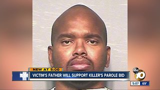 Victim's father will support killer's parole bid