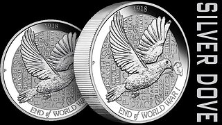 2018 Perth Mint 2 Oz Silver Dove Coin