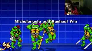 Teenage Mutant Ninja Turtles Characters (Leonardo And Raphael) VS Sonic In An Epic Battle In MUGEN