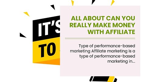 All About Can You Really Make Money with Affiliate Marketing? - The